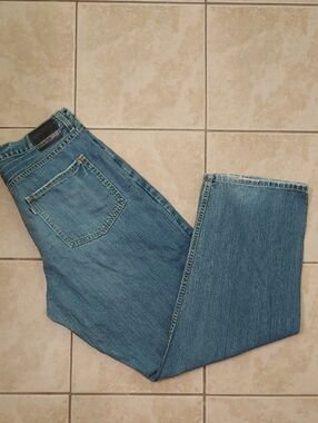Vintage Levi SilverTab Jeans Baggy Distressed Hems Men's Size 36x34